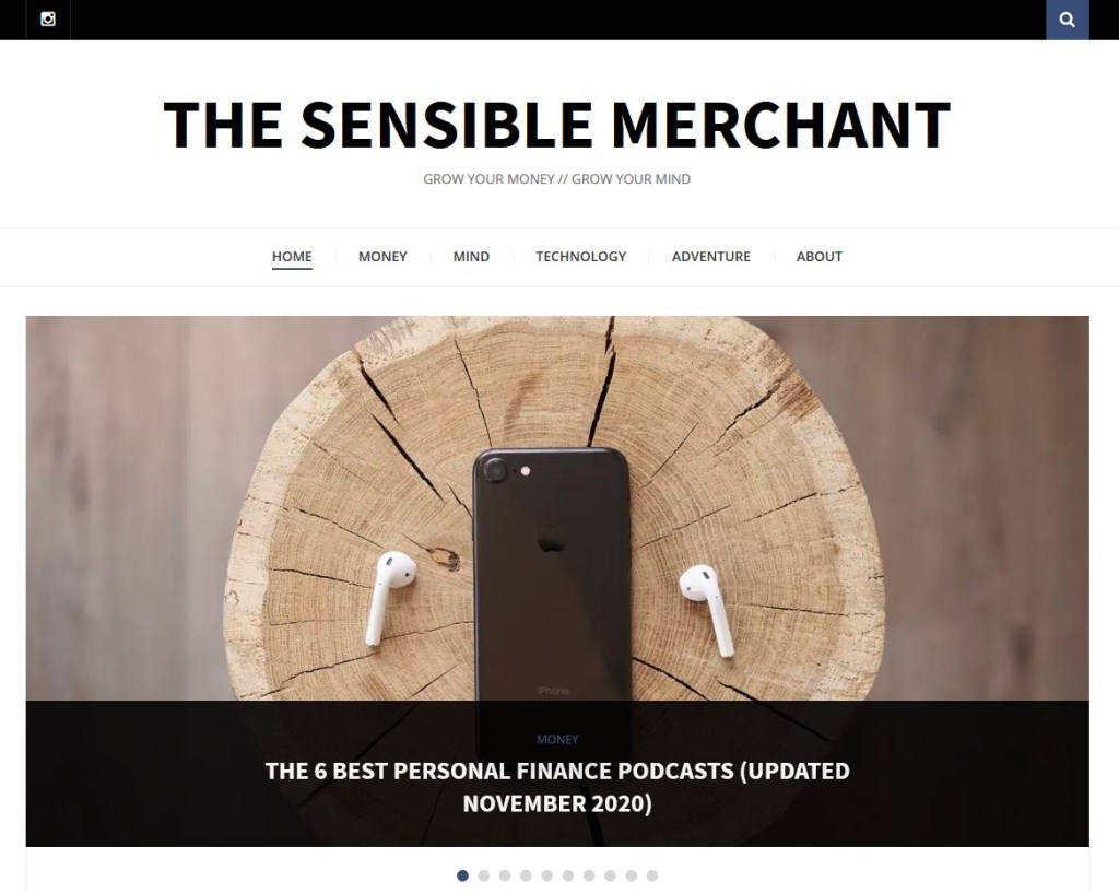 Recommendations on Personal Finance from The Sensible Merchant